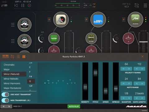 Audiokit Retro Piano Sketch With Rozeta Particles