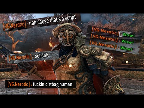 [For Honor] Saltiest Manchild Gryphon With The Scripting Accusations - Centurion Brawls