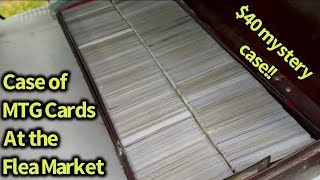 Case of MTG Cards at the FLEA MARKET