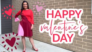 See the Color blocked Valentine&#39;s Day Dress I Sewed!