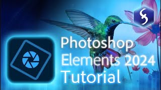 Photoshop Elements 2024 - Tutorial for Beginners in 11 MINUTES! [ How-to ]