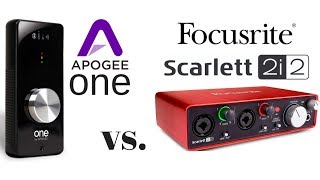 Video thumbnail for Apogee ONE vs Scarlett 2i2 by Learn Audio Engineering