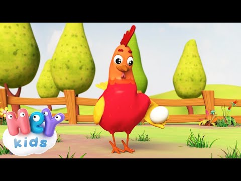 La gallina grossa e rossa - Canzoncine per bambini piccoli | HeyKids Italiano