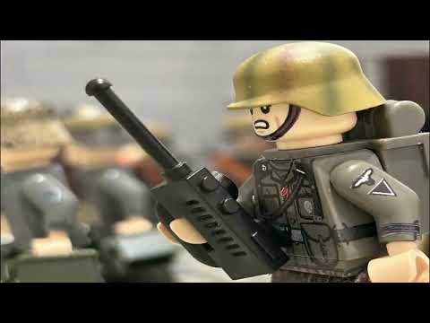 Lego ww2 stop motion , Battle for Carentan 10 June 1944