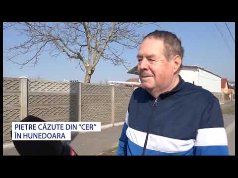 Pietre cazute din "cer" la Hunedoara - Stiri Antena Vest -