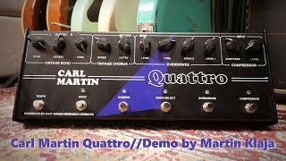 Video thumbnail for Carl Martin // Quattro // Demo by Martin Klaja by Martin Klaja's Guitarchannel