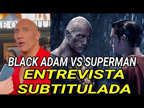 Dwayne Johnson habla sobre una posible película de Black Adam vs Superman SUBTITULADO AL ESPAÑOL