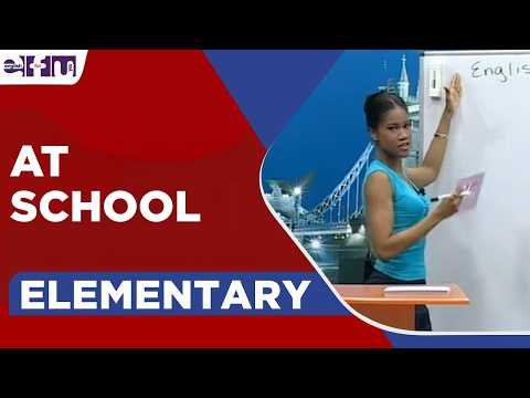 学校で | Let's Start English 136 小学生向けレッスン4 (At School | Let's Start English 136 Elementary Lesson 4)