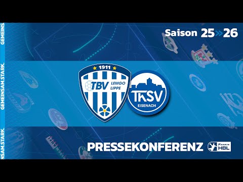 Pressekonferenz: TBV Lemgo Lippe - ThSV Eisenach (20.11.2025)