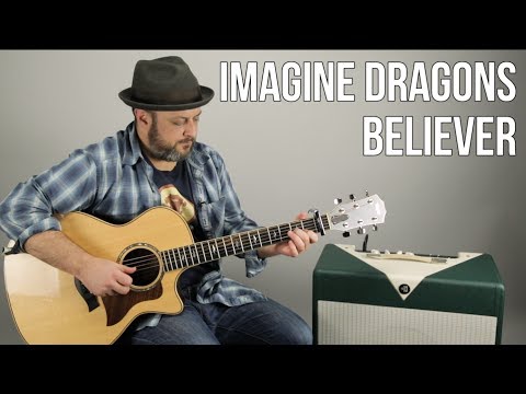 3 Chord Easy Acoustic Song - Imagine Dragons "Believer" Guitar Lesson