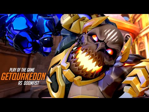 WHAT TOP 500 DOOMFIST LOOKS LIKE IN OW 2 - GETQUAKEDON! [ TOP 500 SEASON 4 ]