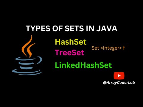 Types of Sets in Java: HashSet, TreeSet, and LinkedHashSet Explained