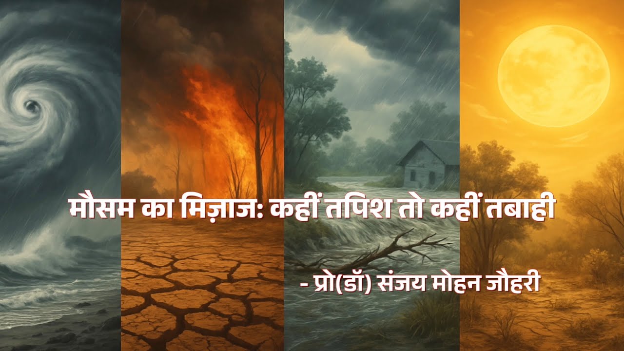 मौसम का मिज़ाज || जलवायु परिवर्तन || प्रो(डॉ) संजय मोहन जौहरी