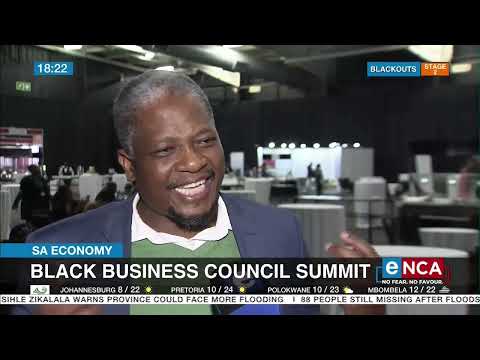 SA Economy Black Business Council summit