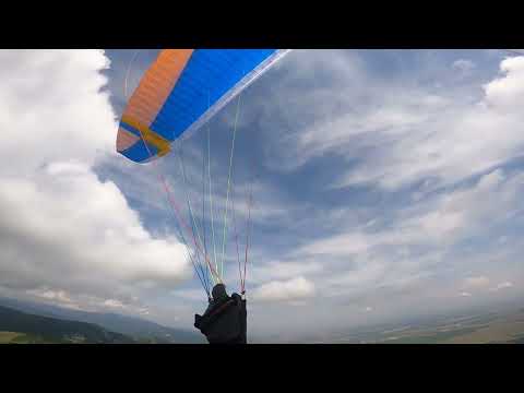 Flying into the clouds