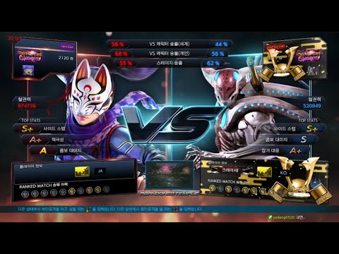 jinrokun (kunimitsu) VS eyemusician (yoshimitsu) - Tekken 7 5.00