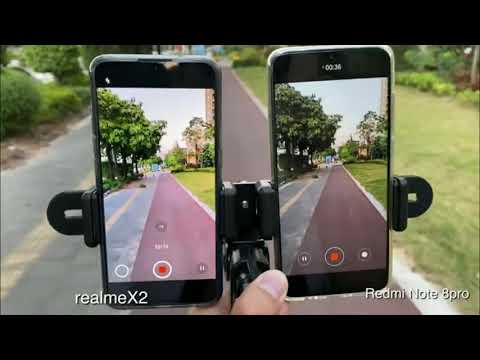 Redmi Note 8pro vs Realme X2 Video Stability - Camera Comparison