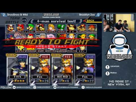 Nebs After Dark 72:  - Doubles Losers Semis: SnooSnoo & Wild vs. Brooklyn Zoo