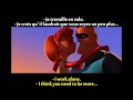 FRENCH LESSON - learn french with movies ( french + english subtitles ) the Incredibles part1