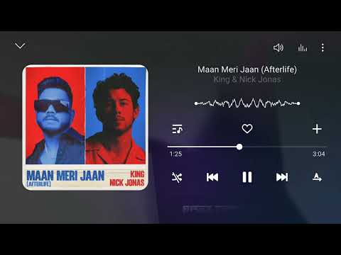 King x Nick Jonas - Maan Meri Jaan (Afterlife)