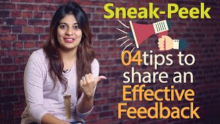 New upload at Skillopedia - How to share an effective feedback? ( Business Communication skills)