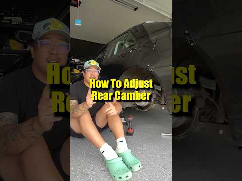 Here’s how to adjust rear camber on an IS300!
