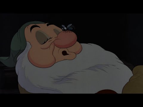 Snow White and the Seven Dwarfs 1937 Dwarfs snoring