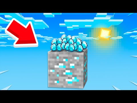 FINDING DIAMONDS ON ONE BLOCK! (EP 9)