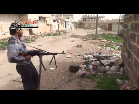 اشتباكات بين عناصر لواء عاصفة حوران وقوات النظام على حاجز الزفة