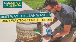 The ONLY Way to TRULY CLEAN Your WASHING MACHINE | Eliminate Gunk, Grime, Scrud, and Brown Stains