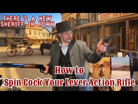 Fancy Gun Spinning Tricks : How to Spin Cock Your Lever Action Rifle -  Part 1 (Winchester m1894)