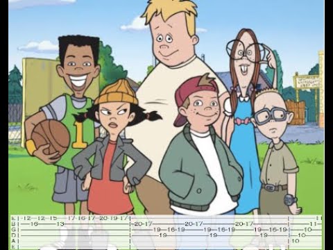 Disney`s RECESS Opening Theme - Guitar COVER + TAB
