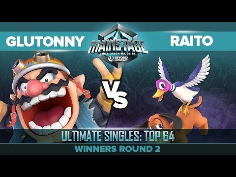 Glutonny vs Raito - Winners' Round 2: Ultimate Singles Top 64 - Mainstage | Wario vs Duck Hunt