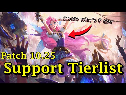 Patch 10.25 Support Tier list