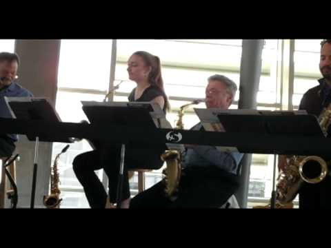 Golden State Saxophone Quartet at Sacramento Airport 2012