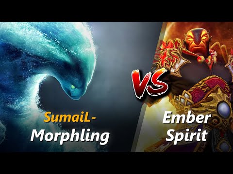 How to Morphling mid vs Ember Spirit (feat. SumaiL-) | First 10 minutes