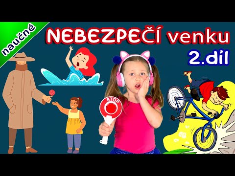 ⚠️ POZOR NEBEZPEČÍ VENKU – Naučné Video pro Děti - Bezpečnost pro Děti, Cizí Lidé, Důležitá Čísla 🔥