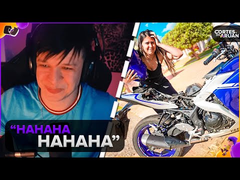 ARUAN REAGE: OLHA O QUE ACONTECEU COM A MINHA MOTO APÓS SER JOGADA NA PISCINA (DANI NOBREGA)