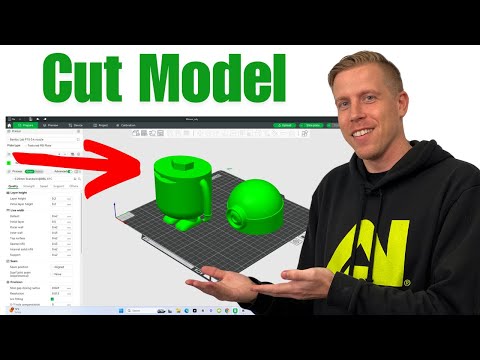 How to Cut a Model into Multiple Parts in Bambu Studio
