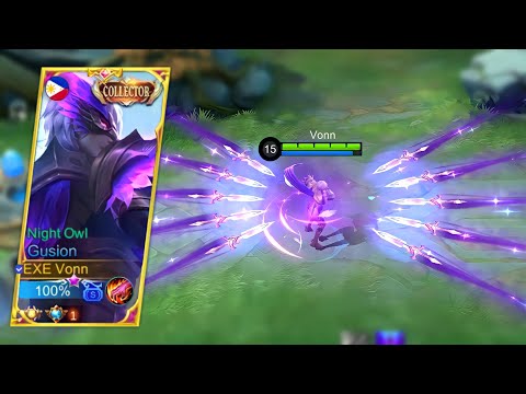 GUSION NIGHT OWL🦉✨ SUPER SATISFYING ULTRA FAST COMBO!!