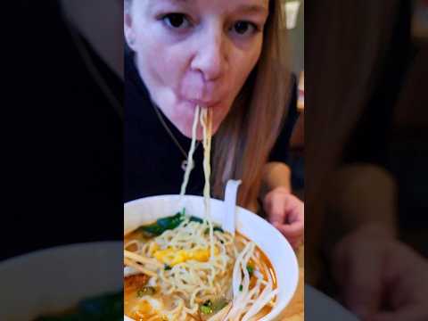 Noodle Pull Compilation, at Corner Ramen & Poke in Denver, CO.  #noodlepulls #mukbang #foodgram
