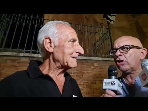 Ex Barbaresco Mario Fracassi dopo la vittoria della Lupa