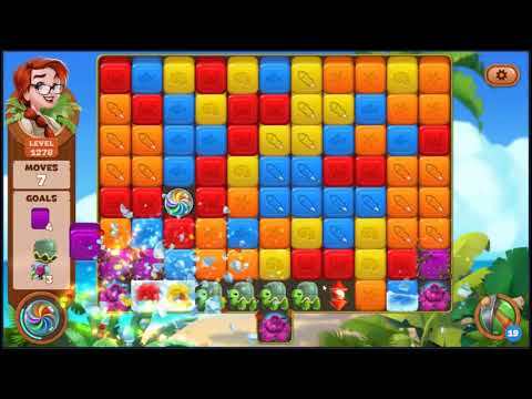 Lost Island Blast Adventure Level 1278 - NO BOOSTERS 🏝️ | SKILLGAMING ✔️