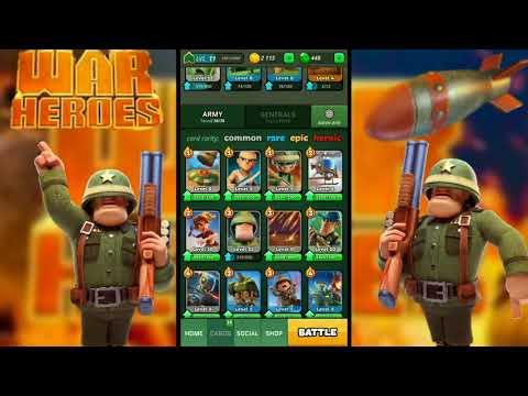 TOP 5 OVER POWERED CARDS || War Heroes