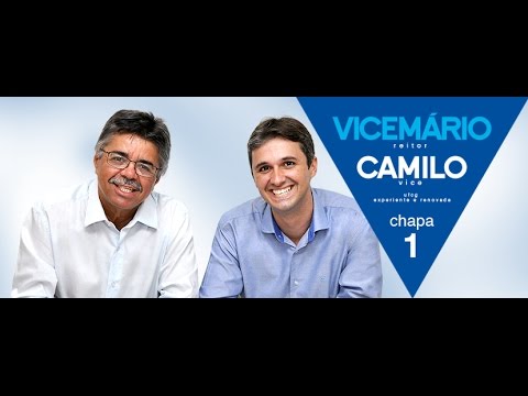 Frações da fala da CHAPA 1-Vicemário (reitor) e Camilo (vice-reitor) UFCG