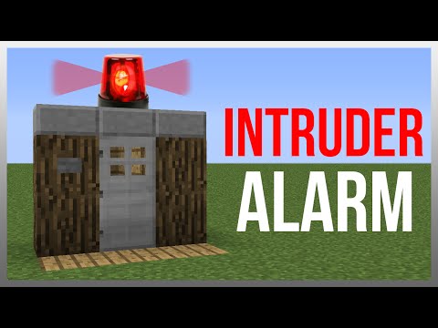 Minecraft 1.19: Redstone Tutorial - Intruder Alarm!