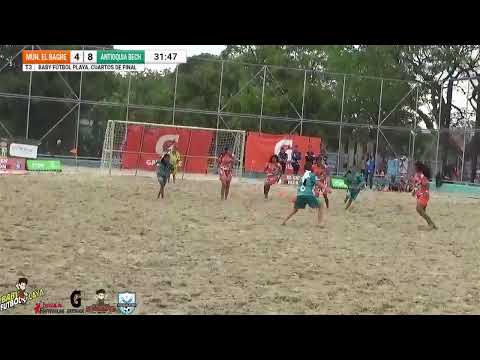 Municipio del Bagre 🆚️ Beach Soccer Antioquia. Cuartos de Final. Baby Fútbol Playa. 2026