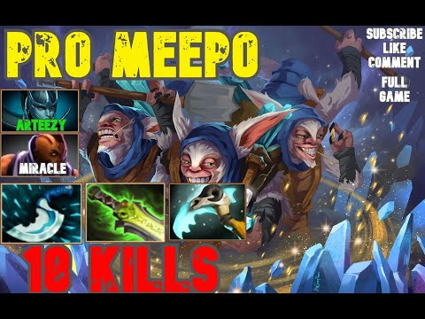 OMG! THIS Meepo OP CARRIED Arteezy vs Miracle Antimage, Cr1t ft. RTZ RAMPAGE, Blizzy, 33