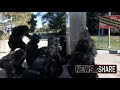 Activists dressed as apes erect 2000-pound monolith at DEA HQ to protest drug war