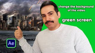 how to remove green screen in after effects - chroma key